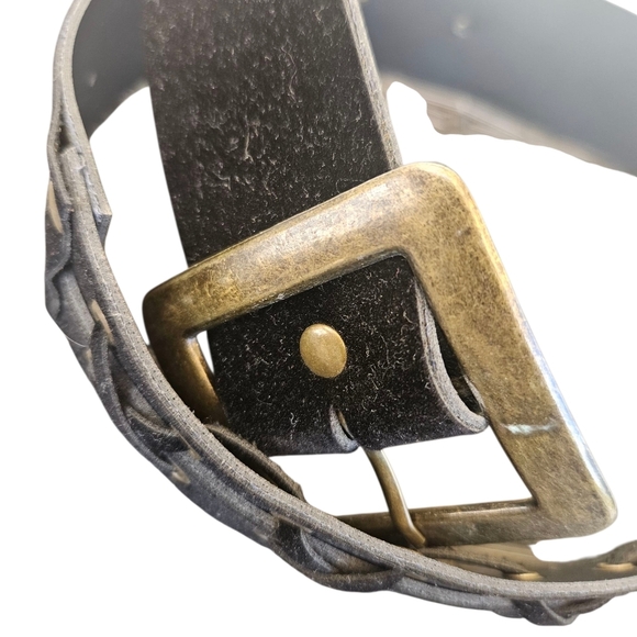 Square Buckle Lightweight Belt Women 34" - Picture 2 of 5